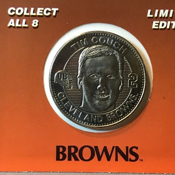 NFL Cleveland Browns Limited Edition Tim Couch Coin 1999 - Picture 2 of 3